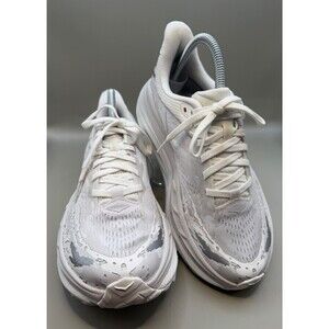 Hoka One One Stinson 7 Womens Triple White 1141531 WWH Sz 7.5B